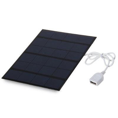 China Polycrystalline solar cell l USB BUHESHUI 3.5W solar panel charger solar mobile charger for power bank 165*135MM yes for sale