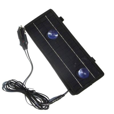 China Motorcycle battery etc. Car Solar Panel / Battery BUHESHUI 4.5W 18V Charger For12V Car Boat Battery for sale