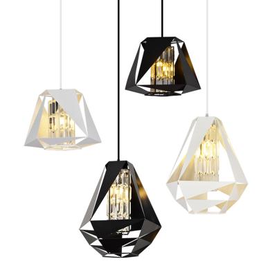 China European Modern Multicolor Rotatable Crystal Modern Cone Glass Pendant Light Import From China for sale