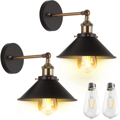 China Vintage Loft Modern Vintage Wall Lamp E27 Industrial Low Wall Sconces Indoor Lighting Adjustable Light for sale