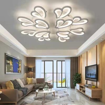 China Modern Outdoor Mounted LED Chandelier Butterfly Ceiling Light with Remote Control for Living Room Bedroom Chandelier Fixture Home Light for sale