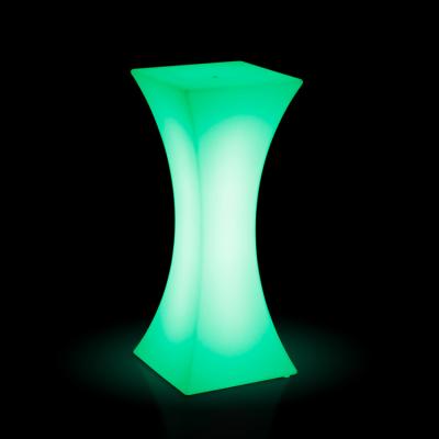 China Lighted 16 Color Modern Remote Control Portable Led Cocktail Bar Table for sale