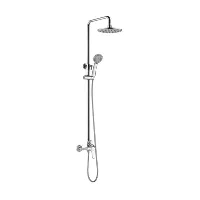 China With Slide Bar China ANNWA Chrome Brass Polished Adjustable Body Shower Mixer Tap N2S601 for sale