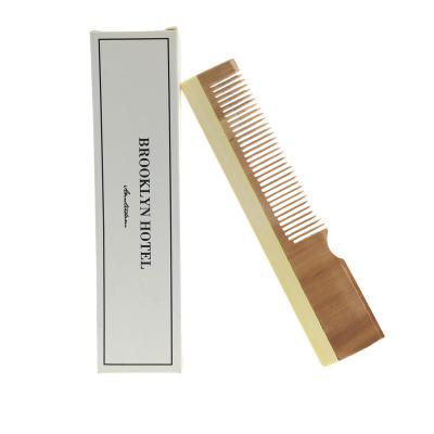 China Exquisite high quality hotel disposable amenities and durable hotel cheap bamboo comb for sale