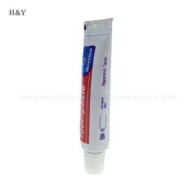 China Wholesale Customized Logo 10g Home Hotel Toothpaste for sale