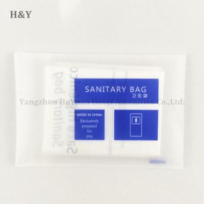 China Hotel Exquisite Disposable Amenities High Quality Coloring Disposable Sanitary Bag For Ladies for sale