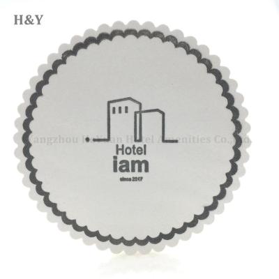 China Sustainable Top Selling Disposable Paper Cup Coaster For Hotel for sale