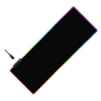 China Popular CE Certified Waterproof RGB Gaming Mousepad 14 Fashion Colorful Mouse Pad for PC Laptop Computer Desk Desk Protection with Back Light for sale