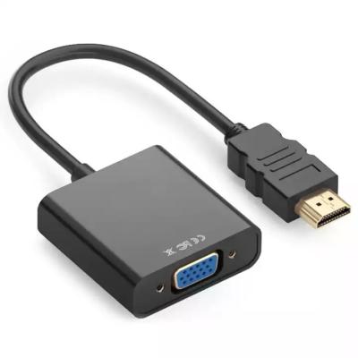 China LAPTOP HDTV VGA Cable 1080P Convertidor HDTV Male To VGA Female Audio Video Cable Converter VGA To HD Adapter for sale