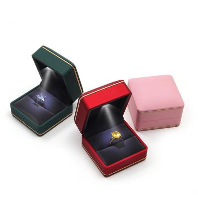 China Morden SUNDO Luxury Ring Box Ring Bracelet Pendant Jewelery Box Jewelry Boxes for sale