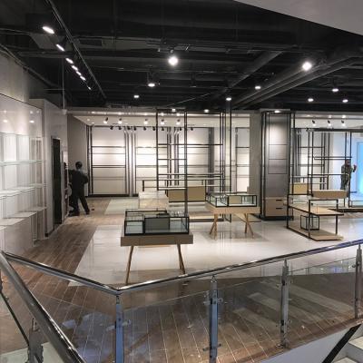 China Luxury jewelry store showcase 2021 jewelry, watch and optical store design showcase jewelry store decoration display for sale