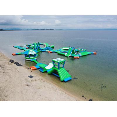 China Water Games / Water Park / Obstacle Course Customized Large Outdoor Inflatable Floating Water Park for sale