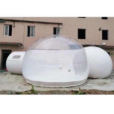 China Inflatable Transparent Dome Tent Camping Bubble Outdoor Camping Hotel for sale