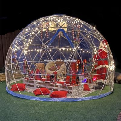 China 4m diameter stainless steel steel frame star dome tent steel structure frame igloo tent for sale