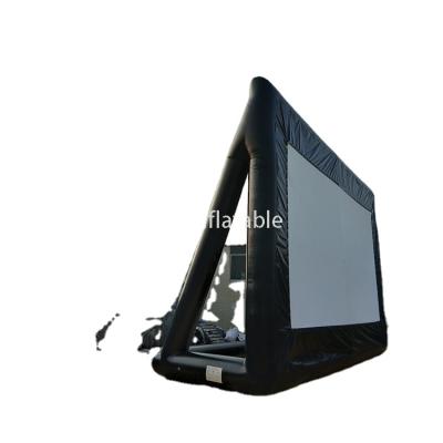 China Outdoor Display Inflatable Projection Screen Inflatable Hanging Cinema For Event for sale