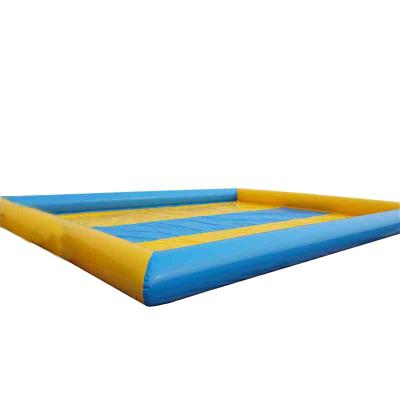 China 0.6/0.9mm PVC Tarpaulin Square Over Ground Inflatable Swimming Pool Water Pond Inflatable Fishing Pool for sale