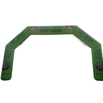 China 0.45mm PVC Tarpaulin Customized Inflatable Arcade Arch Finish Line For Advertising for sale