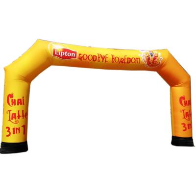 China Oxford Event Advertising Entrance Arch Cloth Customized Inflatable Finish Line for sale