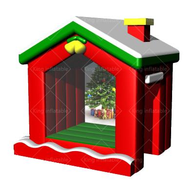 China New Design Rental Company Festival Bouncy Castle House Christmas Decoration for sale