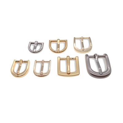 China Handbag accessories sell Pin Buckle Metal Pin Loop wholesale brass Ring Belt Buckle For Handbag for sale