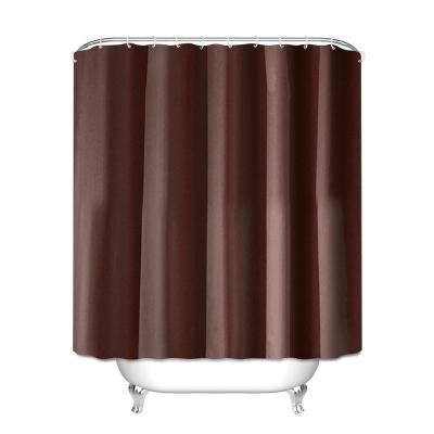 China 2022 Sustainable Waterproof Solid Color Custom Size Shower Curtains for sale