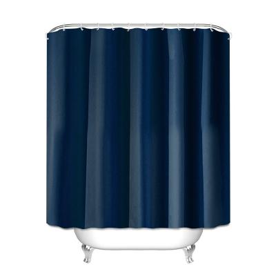 China Sustainable Shower Curtain Modern Polyester Waterproof Shower Curtain for sale