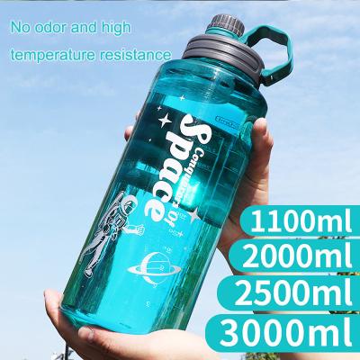 China Sustainable Sports Plastic Water Bottle Mountaineering Water Bottle Outdoor Portable Student Gift Mug for sale