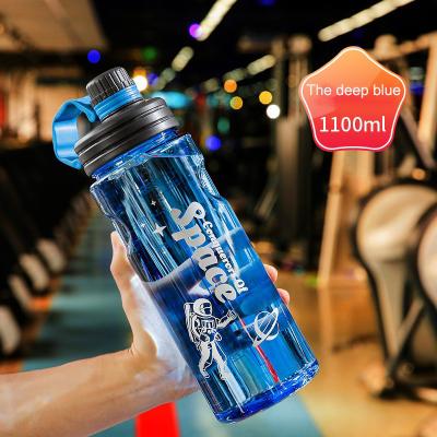 China Sustainable Sports Logo Wholesale Water Bottle Custom Plastic Water Bottle Easy Carry for sale