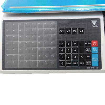 China SM100 Sm110 Membrane Keypad Keyboard/Keypad/Overlay and Circuits Sm-100 For Digi Sm-100PCS PLUS Electronic Scale English Version for sale