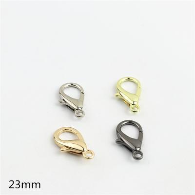 China Metal Luggage Hardware Accessories Hanging Plated Main Chain Connecting Clasp 23mm Lobster Clasp Hook Clasp Chain Bag for sale