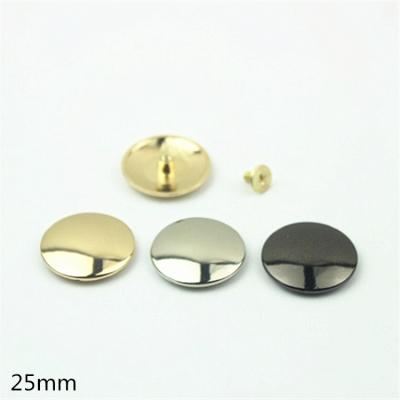 China Metal Luggage Hardware Accessories Screw Round Decorative Buckle Screw Buckle Bag Handbag Foot Nail for sale