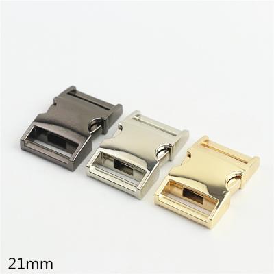 China High-end metal bag accessories, satchel buckle, given alloy butt buckle all-metal camber 21mm inner diameter for sale