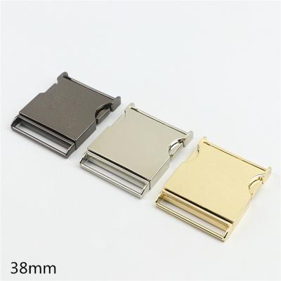 China Metal Bag Hardware Accessories Luggage Metal Buckle Buckle Backpack Mortise Lock Inner Diameter 38mm for sale