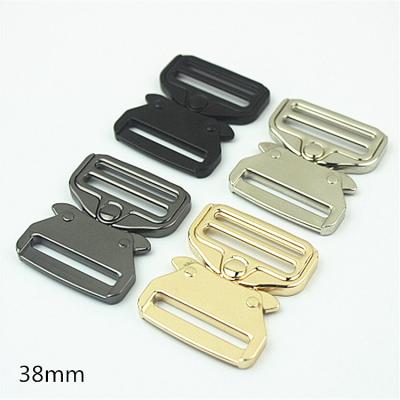 China Metal 1.5 Inch Luggage Metal Buckle Mortise Lock Card Lock Waist Buckle Waist Bag Mortise Lock Hardware Accessories for sale