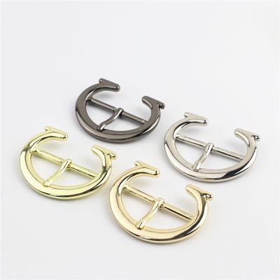 China Metal Luggage Hardware Accessories Semicircle Pin Buckle Bag Belt Adjustment Belt Buckle Shoe Buckle Inner Diameter 38mm for sale