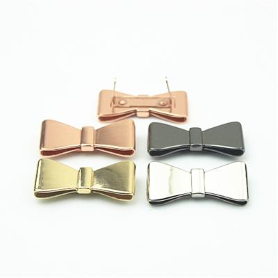 China Metal hardware bowknot shoe buckle shoes flower shoes accessories shoes decorative shoe hardware accessories accessories bag lugg for sale