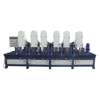 China Grinding and sanding before polishing or satin finishing 6 heads flat bar tube pipe satin finishing machine hairline grinding sanding finishing machine for sale