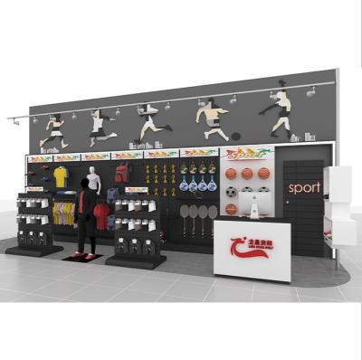 China Fashionable and modern professional indoor GXM one stop design service sports store display sports shop decoration sports equipment display stand for sale