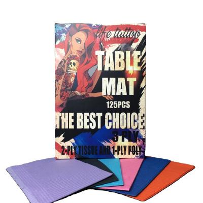 China Table Mat Tattoo Work Sanitary Material Sanitary Protection The Body Tattoo Queen Tattoo Tablecloth Disposable for sale