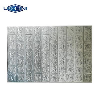 China Artistic Ceilings Easy Peel and Stick, Durable Plastic 3D Wall Panel, 3d Brick Wall Sticker for sale