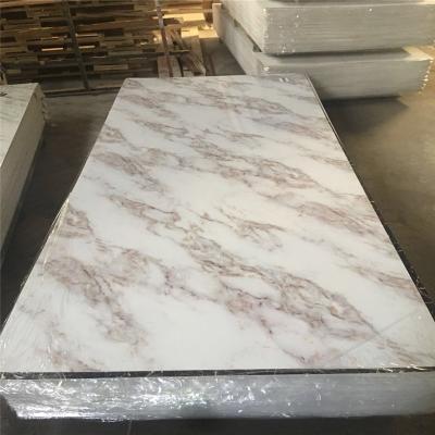 China Hotel Marble UV PVC Sheet PVC Wall Panel For Interior Decoration for sale