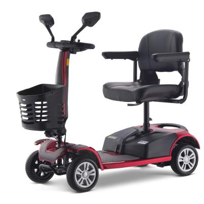 China 4 Wheel Golf Cart Unisex Electric Lightweight Handicapped Mobility Scooter for sale