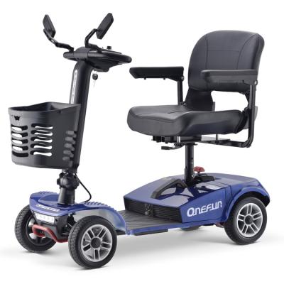 China Lightweight 4 Wheel Unisex Electric Handicap Scooter for sale