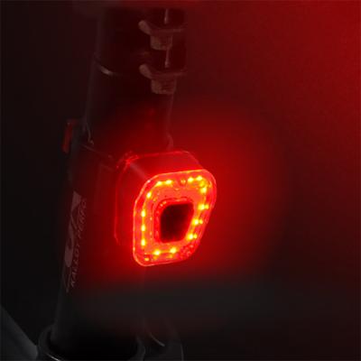 China Eco-friendly USB Rechargeable Bicycle Tail Lights Waterproof 5 Modes Red Strobe 14*0603 Lamp Warning LED Bike Rear Light for sale