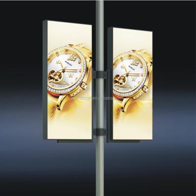 China Bus Shelter Sign LED Screen / Scrolling Poster Display Signpost For Bus Shelter for sale