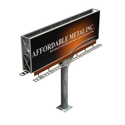 China Premier Advertising Display Brand Outdoor Advertising Trivision Billboard Advertising Structure Design for sale