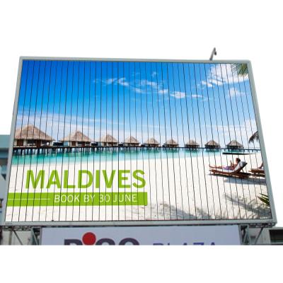 China High Quality and Durable LED Flood Lighting Tri vision Outdoor Aluminum Advertising Billboard for sale