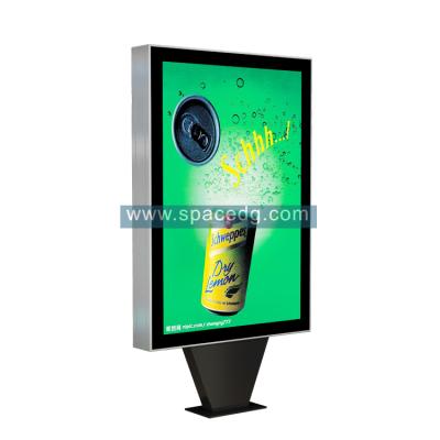 China Best Price Double Sided LED Scrolling Picture Display Light Box For Sale Rectangle for sale