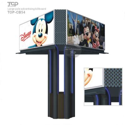 China High Quality Aluminum Alloy Pole Trihedral Tri Vision Large Outdoor Advertising Billboard for sale