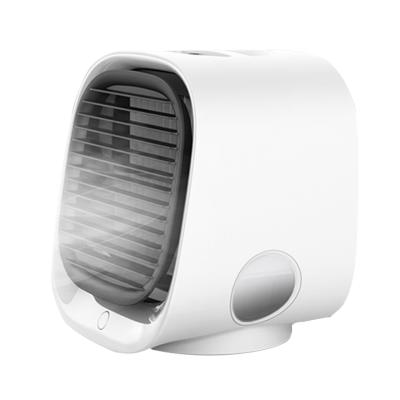 China Office Home Custom Room Plastic Mini Car USB Air Cooler Air Cooler Water Mist Fan With Led Night Light for sale